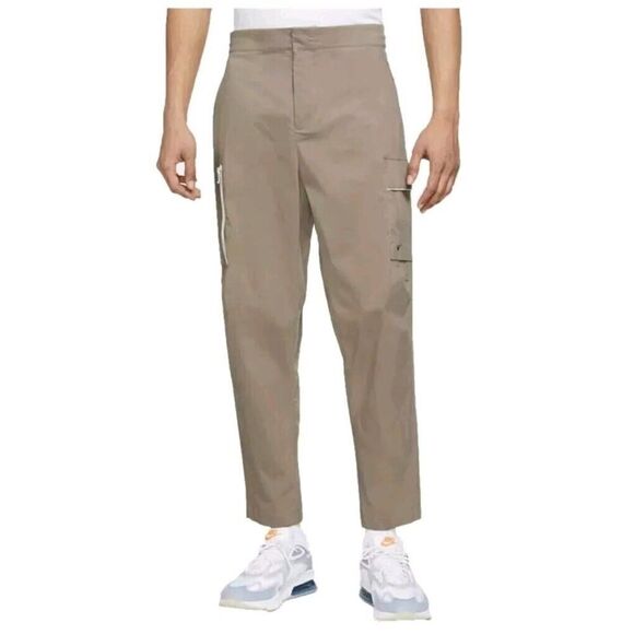 Nike Men's Woven Unlined Utility Brown Pants Size 38 - Picture 1 of 13